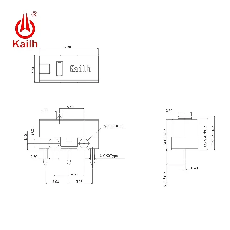 Фото 10 шт. Kailh GM4.0 черная мышь Mamba microswitch esports Logitech GM4.0 клавиши №4