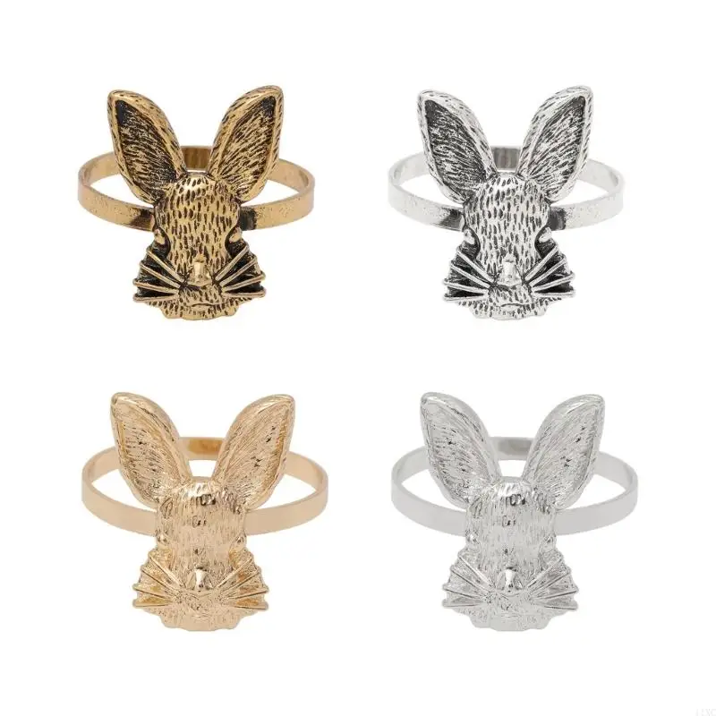 11xc 6pcs держатели салфетки кролика