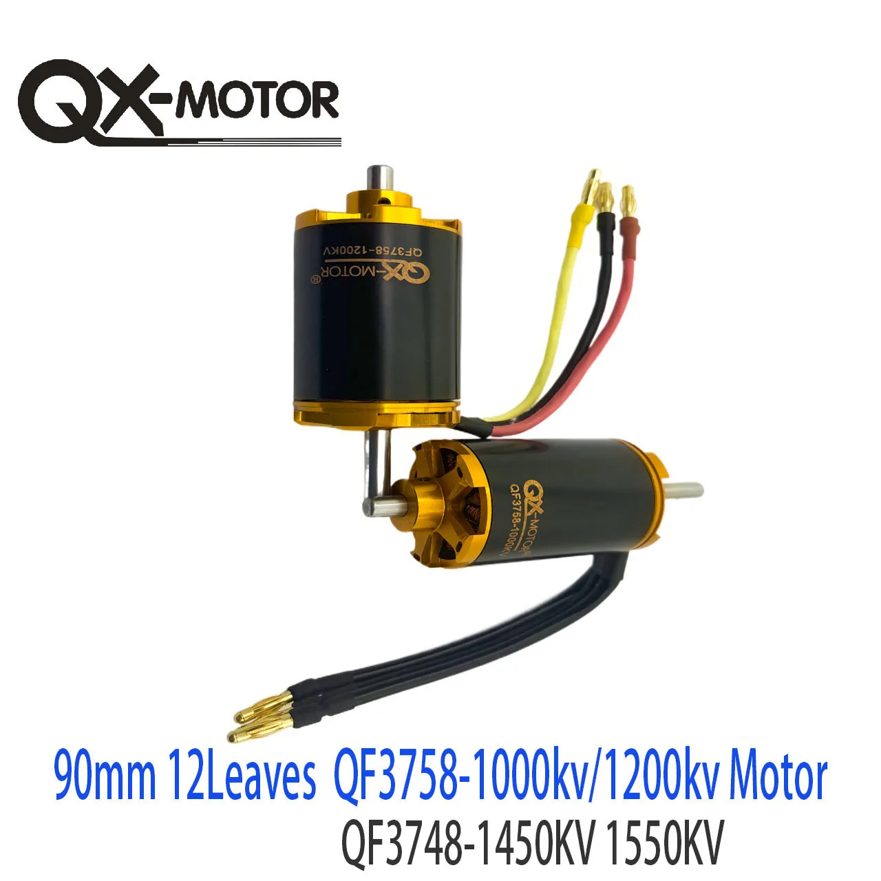 QX-Motor QF3758 QF3748 1000KV 1200KV 1450KV 1550KV Бесщеточный двигатель для 90 мм edf Детали игрушки с дистанционным управлением Радиоуправляемые игрушки