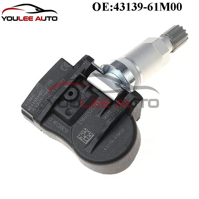 Фото 4 шт. новые 43139-61M00 4313961M00 TPMS датчик давления в шинах для Suzuki Vitara SX4 S-cross Ignis Baleno Alto Swift Jimmy автозапчасти №2