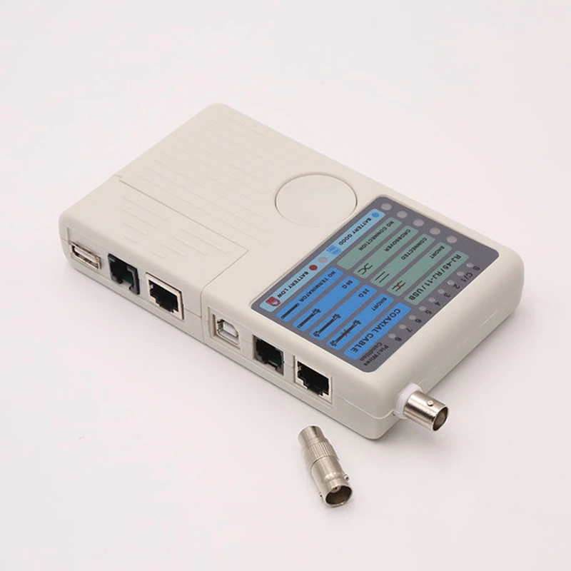 Фото 4 в 1, тестер RJ11 RJ45 USB BNC для сетевых кабелей LAN №5