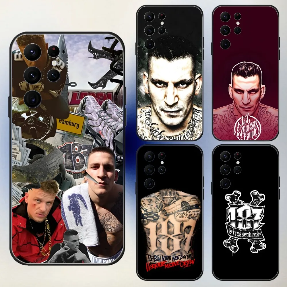 Чехол для телефона 187 strassencoque GZUZ для Samsung S24,23,22,30,21,10,9,Ultra,Plus,Lite,FE,5G, черный мягкий чехол