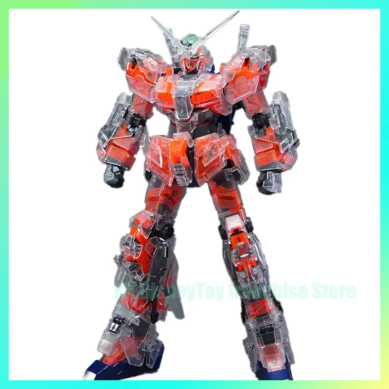 1/72 FANGDAJING RX-0 Комплект модели единорога с прозрачной доспехов в наличии Коллекция в сборе Фигурки Робот Пластиковая модель Детская игрушка