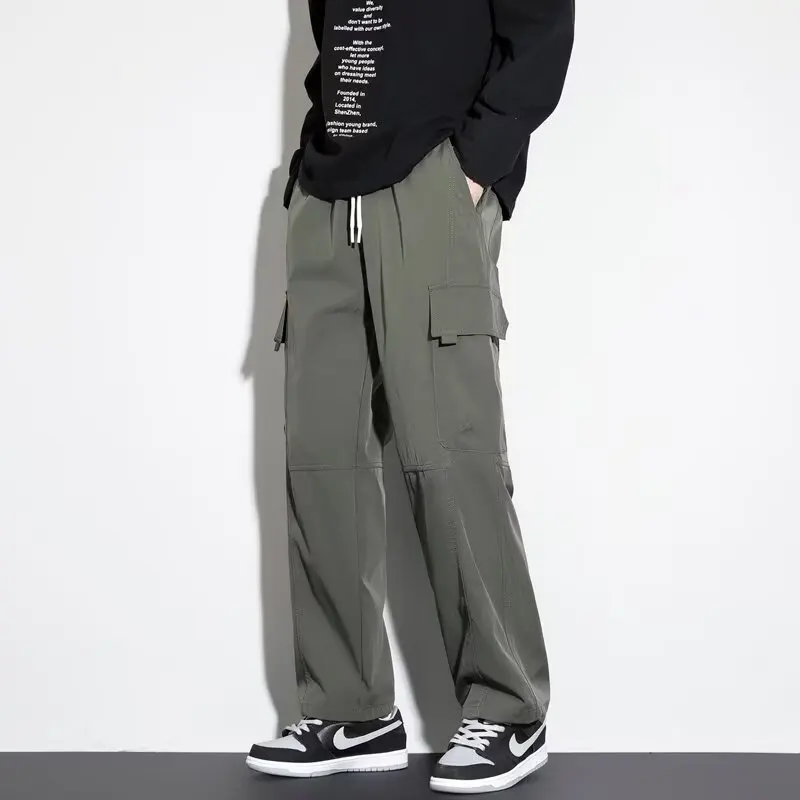 Фото Winter plush thick assault pants for men, windproof and waterproof paratrooper work pants, plus fat and plus size Northeast warm №5