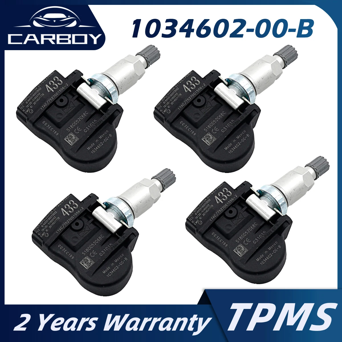 Датчик TPMS 1034602-00-B S180052068C для системы мониторинга давления в шинах Tesla Model 3 16-19 Model S 2014-19 Model X 2016-19