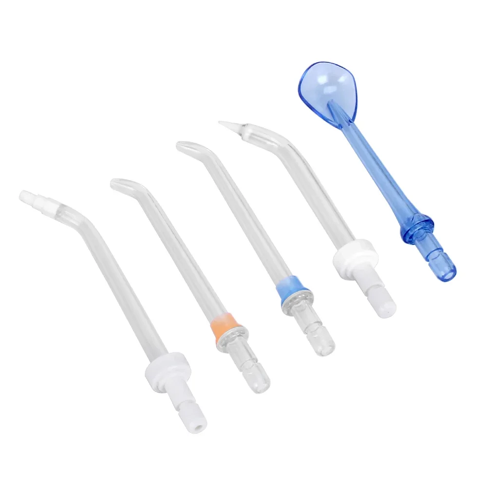 Фото AZDENT HF-5 5 Nozzles Tips Portable Cordless Water Flosser Periodontal Bag Jet Flossing Tooth Pick Cepillo dientes infantil T №2