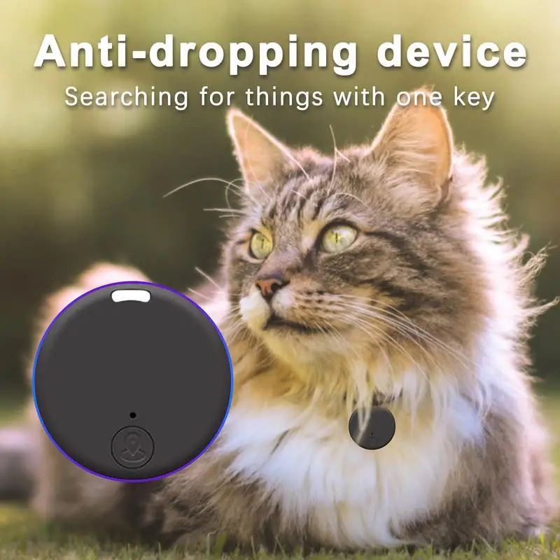 Фото Мини GPS Мобильный Bluetooth 5,0 трекер устройство против потери круглое устройство против потери для домашних животных детская сумка кошелек отслеживание смарт-локатор №4
