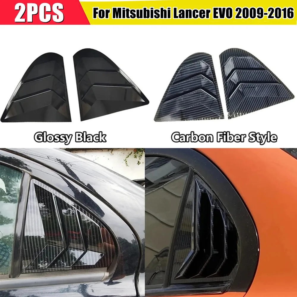 Для Mitsubishi Lancer EX X EVO 2008-2018 заднее стекло жалюзи крышка боковое вентиляционное отверстие отделка лобовое стекло декоративная крышка автомобильные аксессуары