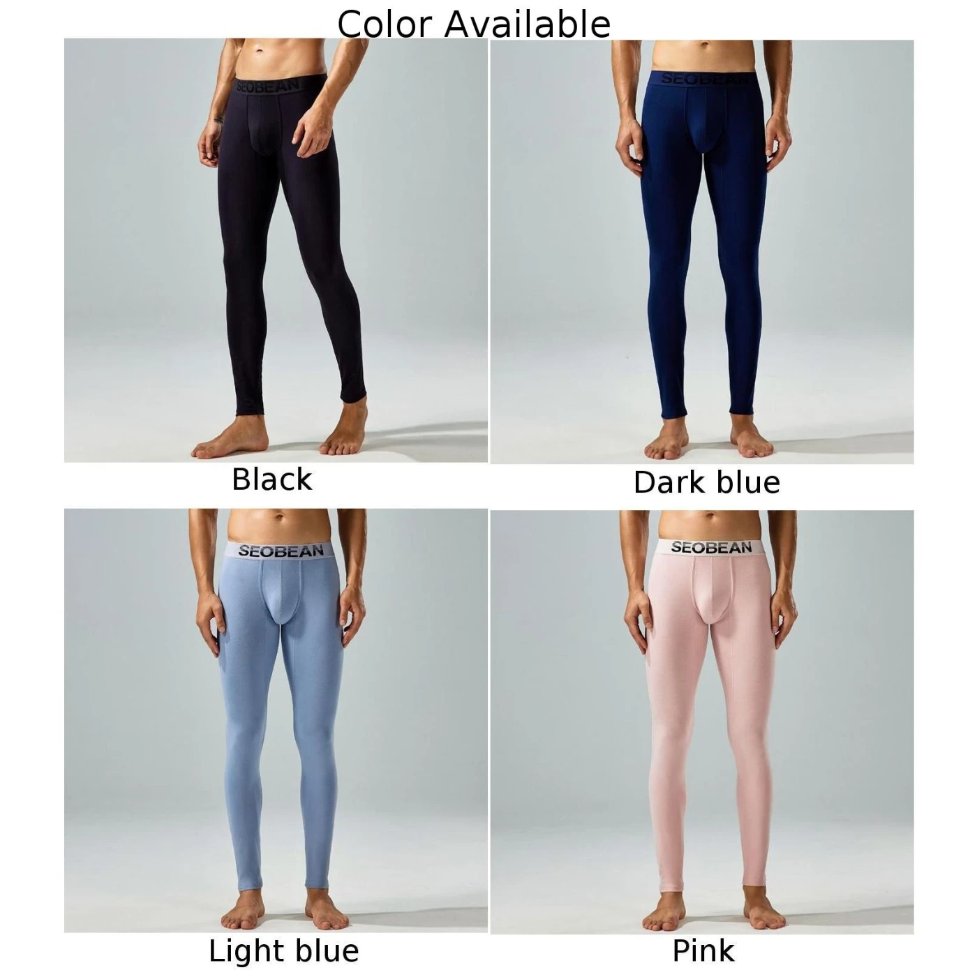 Мужские термобрюки Long Johns, плотное нижнее белье, флисовые леггинсы, зимняя одежда для сна, выпуклая сумка, брюки с бандажами, тонкие удобные брюки (art.: 3920cb06d3254) - 3920cb06d3254