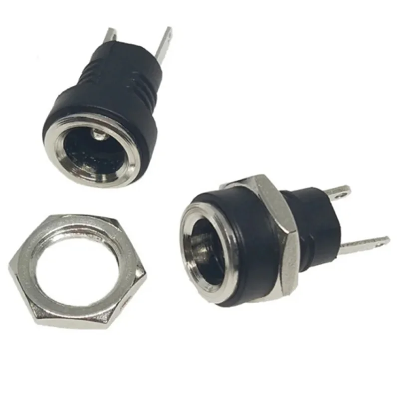 【20-5 шт.】5,5x2,12,5 мм DC-022B адаптер постоянного тока 3A 12 В 3,5x1,3 DC022B источник питания постоянного тока розетка для зарядки гнездо для крепления на панели (art.: 3920cd0dc24a3) - 3920cd0dc24a3