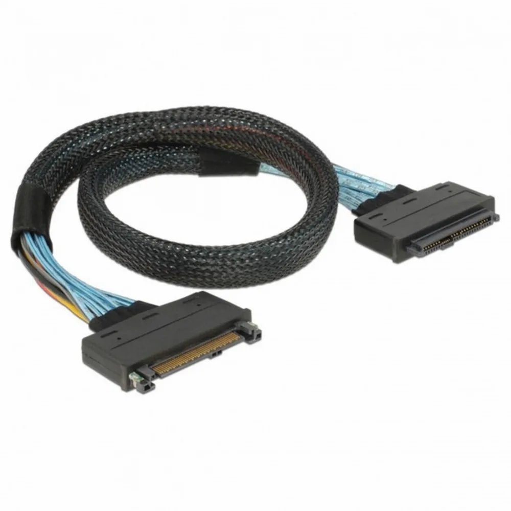 Кабель SAS U.2 U2 SFF-8639 68-контактный кабель NVME PCIe SSD-удлинитель между мужчинами и женщинами 50 см (art.: 3920c9938443c) - 3920c9938443c