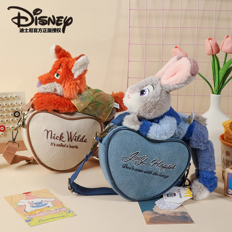 Kawaii Disney натуральная сумасшедшая животное город Ник Джуди сумка через плечо кукла вечерние сумка седельная сумка подарок на день рождения для девочки