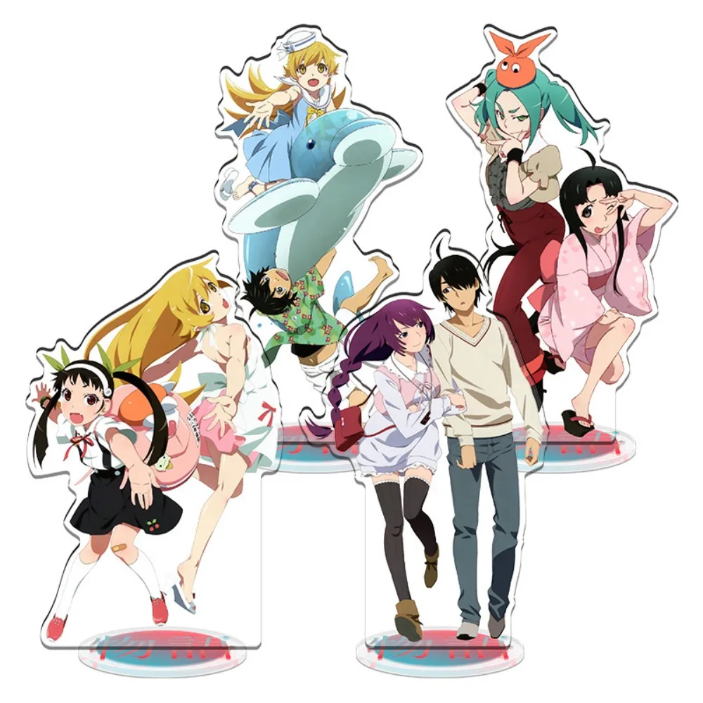 Аниме серия Monogatari, акриловая подставка, сезон монстров, Araragi Koyomi, декоративные аксессуары для стола, коллекция украшений