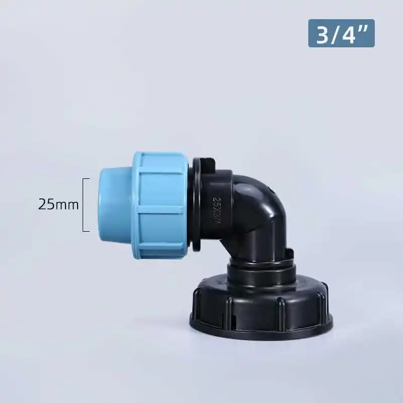 Фото IBC Samb коммеррование Pipa Tangki Air Konektor Air Kebun для Stopkontak Siku Tangki 20/25/32 мм Alat Adaptor Irigasi Peny שנים №3
