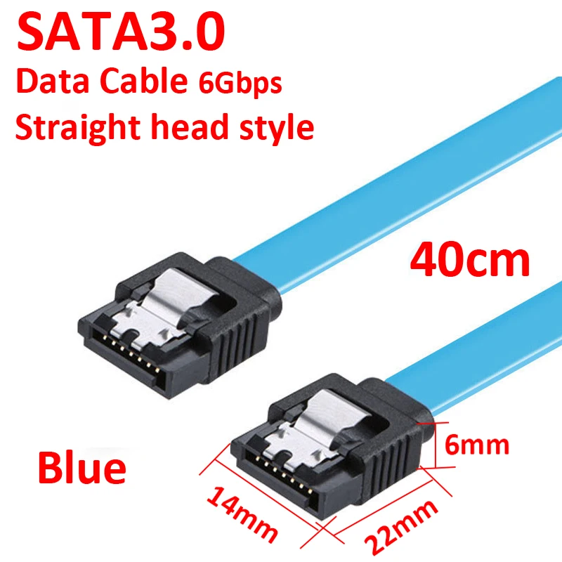Кабель SATA 10 шт., 40 см, 90 градусов, 6 Гбитс (art.: 3920c74e4b924) - 3920c74e4b924