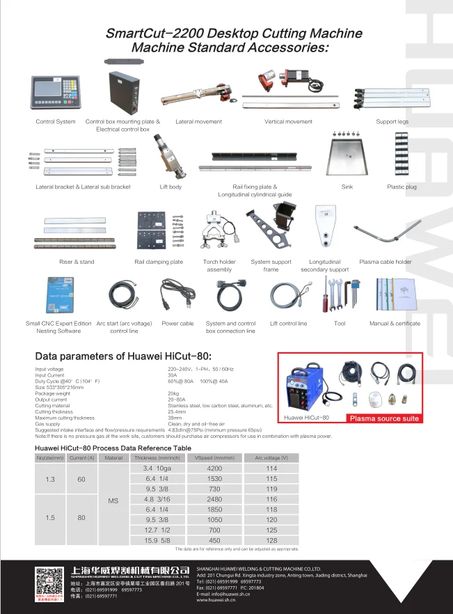Станок плазменный CNC meja Mini Smartcut2200 (art.: 3920c4c7ca737) - 3920c4c7ca737