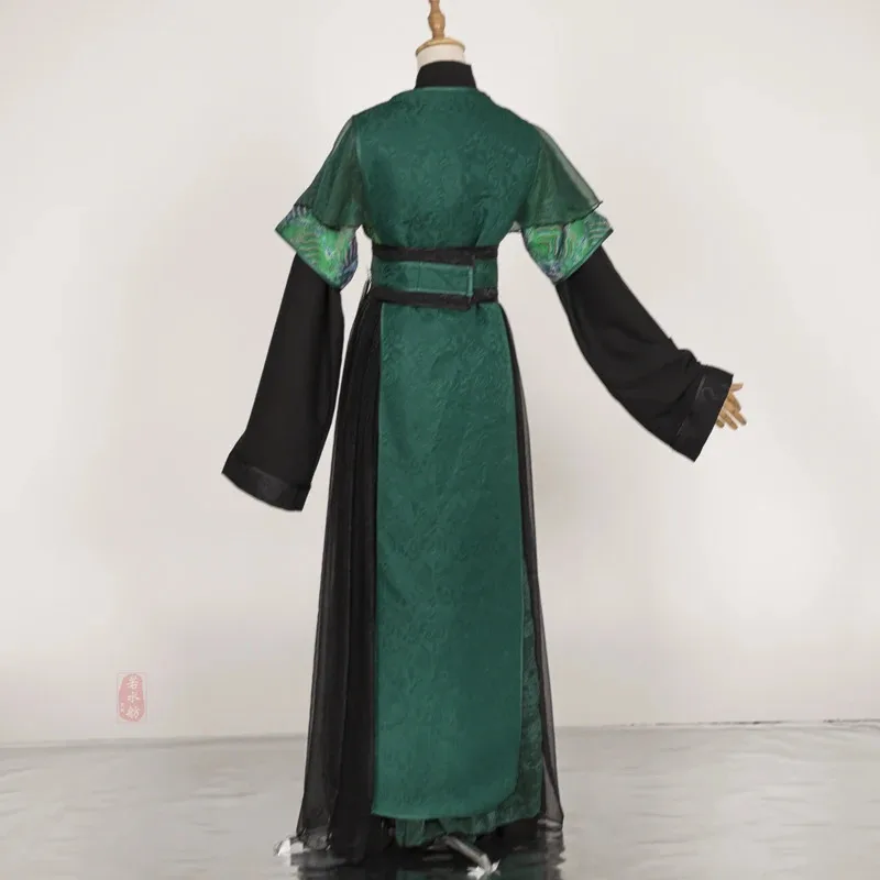 Фото qq681Аниме Tian Guan Ci Fu He Xuan Qi Feng Shi Qingxuan Костюм Qi Rong Косплей Парик Обувь Опора Для Хэллоуина Па №5