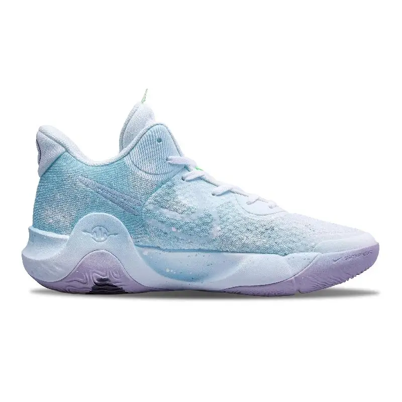 Фото 【Настроить】Nike KD Trey 5 IX винтажные баскетбольные кроссовки унисекс с низким берцем белые/розовые/зеленые кроссовки DJ6922-100 №3