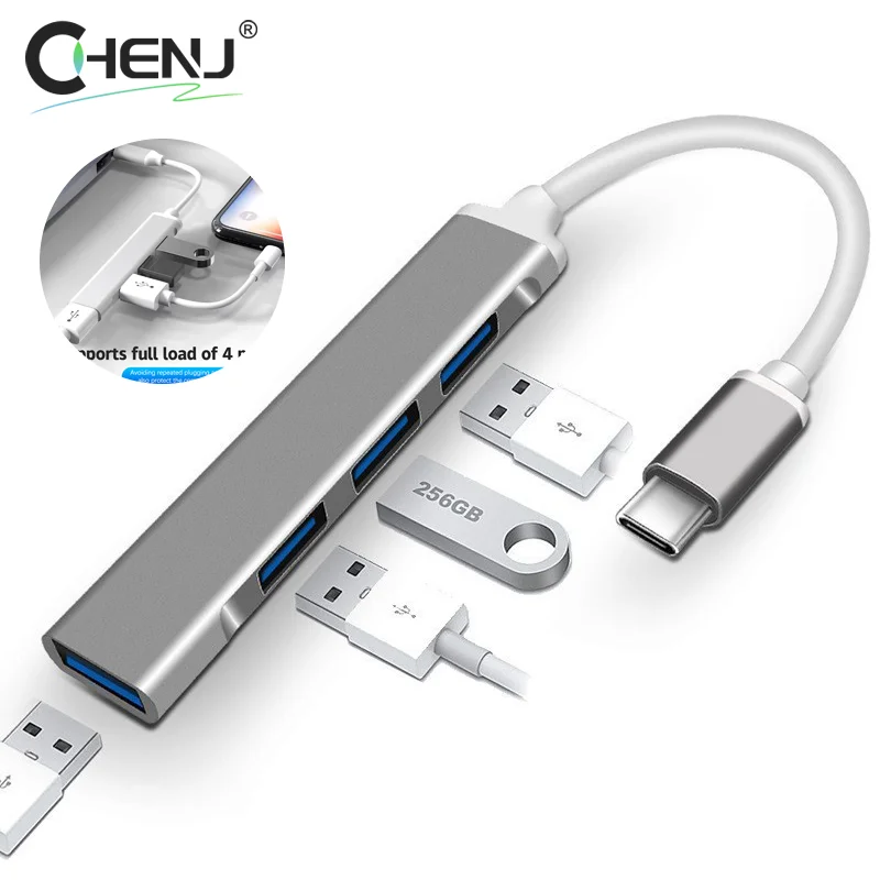 Разветвитель с 4 портами USB 3,0, USB 3,0, 5 Гбит/с