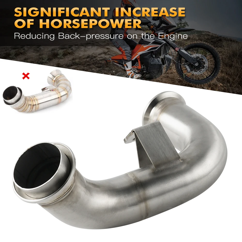 Выхлопная газовая труба для мотоцикла KTM 790 Adventure /R 19-22 Mid Pipe Link для KTM 890 Adventure /R /Rally 2021-2022