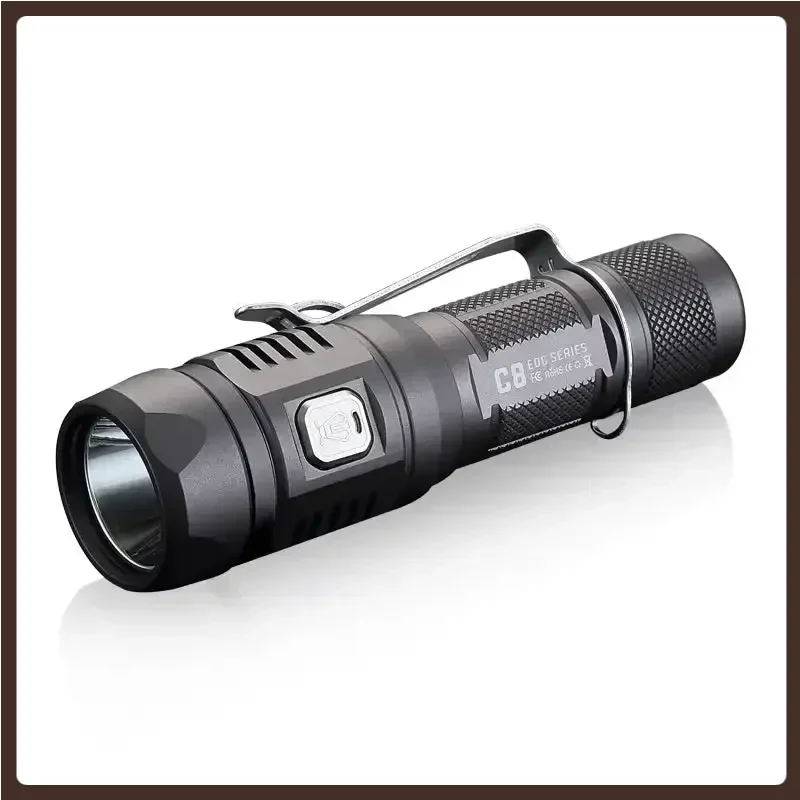 Jetbeam C8 PRO Уличный фонарик Edc Мини-фонарики Перезаряжаемый портативный светодиодный фонарик lampe