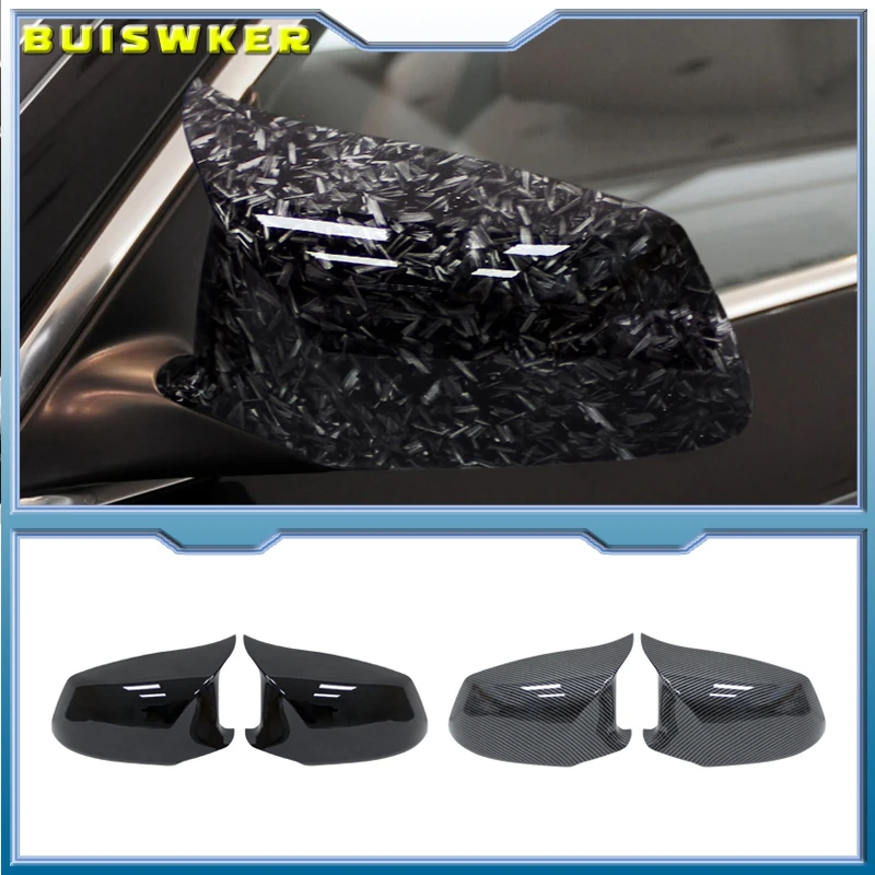 Крышка зеркала заднего вида Phumoes для BMW Series 5 F10 F11 F18 Pre-LCI 2010-2013 M Performance, аксессуар из материкового К...