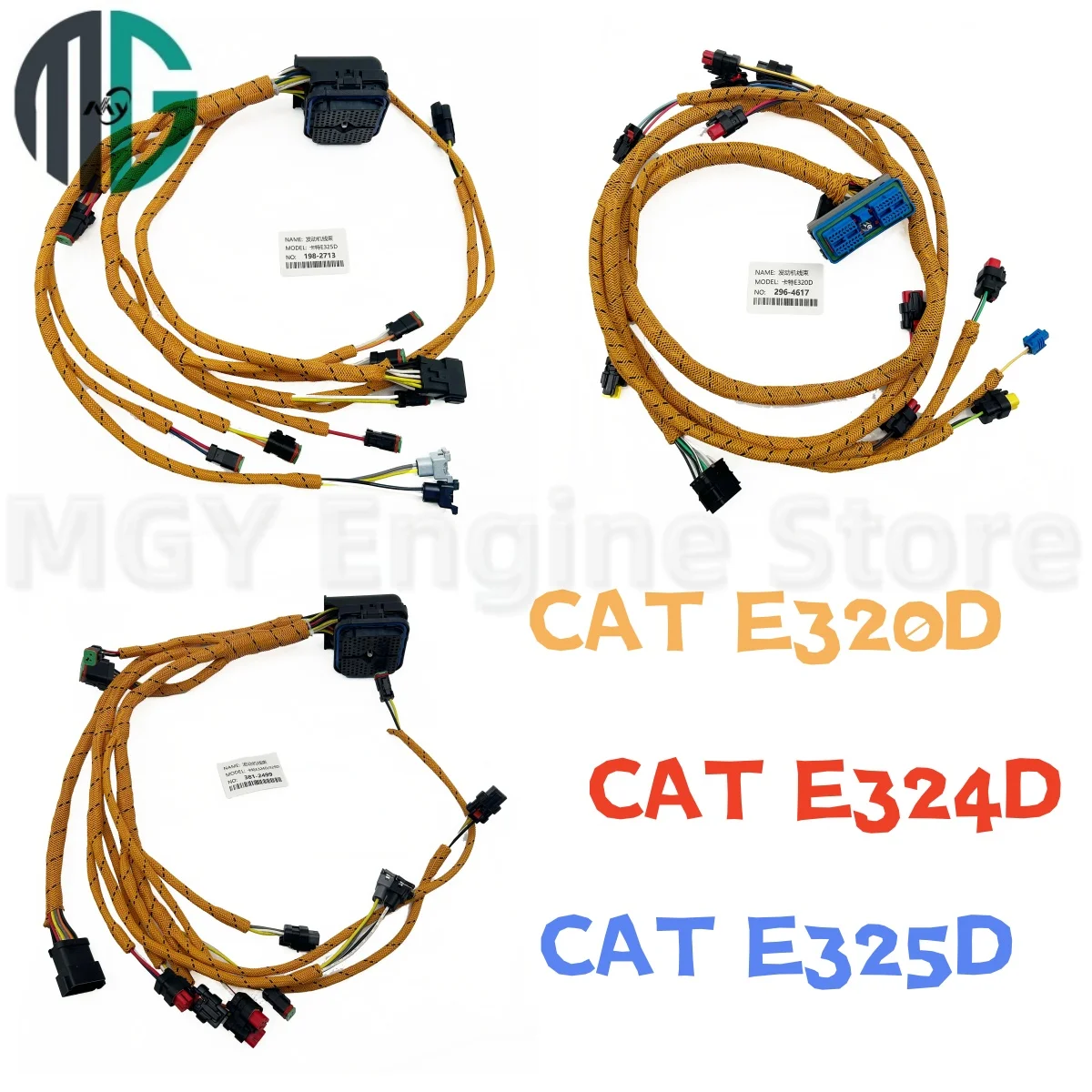 Для Caterpillar 1982713 3812499 Z 2964617 CAT E324D E325D E320D E329D E328D жгут проводов двигателя, диагностические инструменты для экскаватора