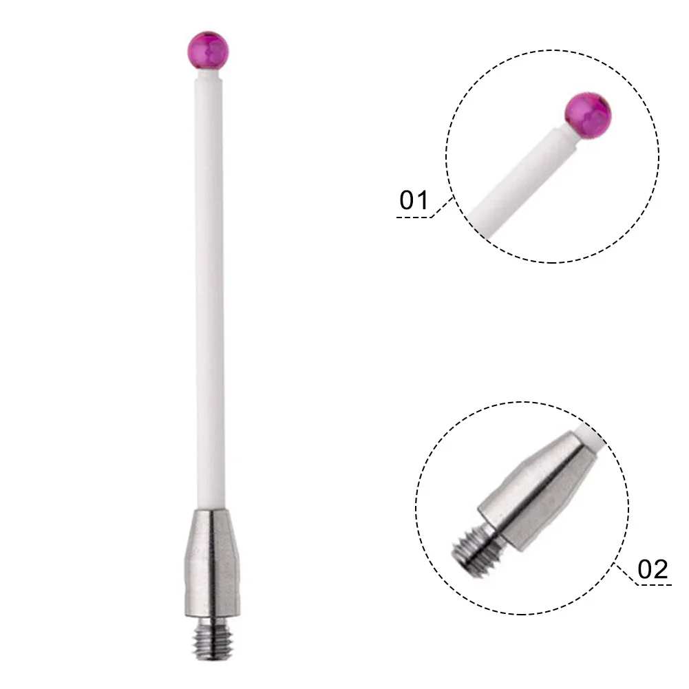 Фото Профессиональный стержень с шариковым наконечником CMM Styli 3 мм L40 мм, резьба M3, совместимая с A-5004-6040, аксессуары для электроинструментов №4