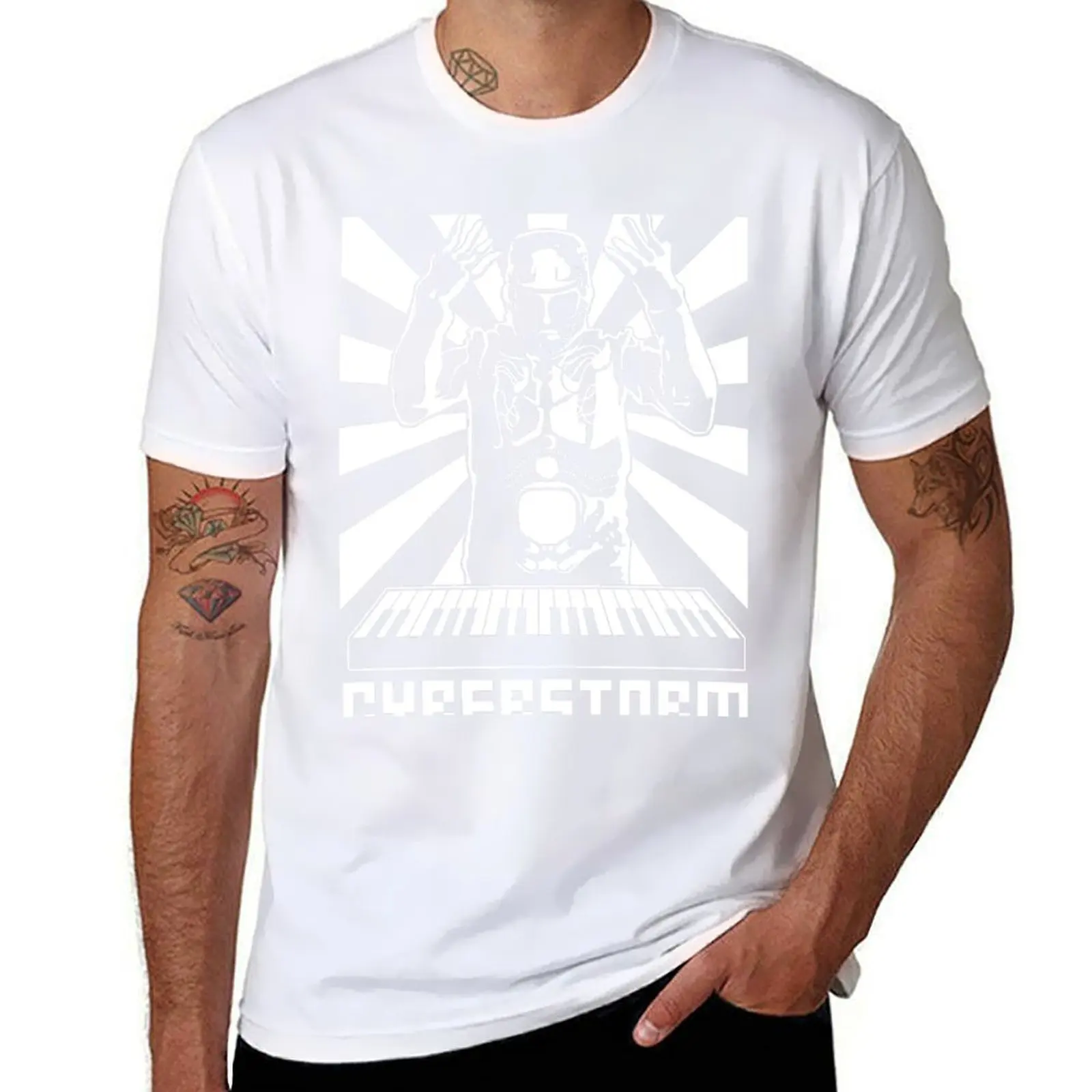 CYBERSTORM (Vibrations, 1996) Футболка мужские облегающие мужские футболки для мужчин Футболка