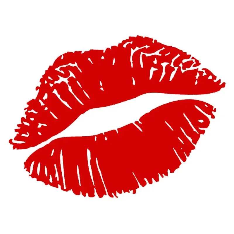 Наклейки на автомобиль Kiss Lips, украшение для автомобиля и мотоцикла, светоотражающая Водонепроницаемая наклейка BUY 2 SAVE HALF Car styling, наклейки на заказ 10 см * 7,5 см