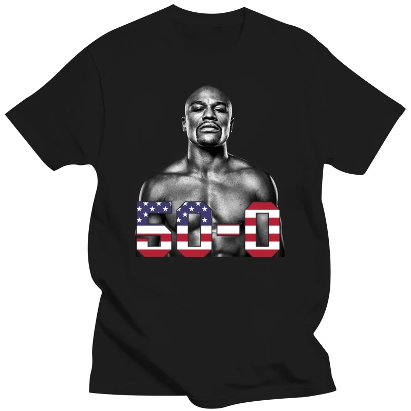 Футболка Mayweather против McGregor 50-0