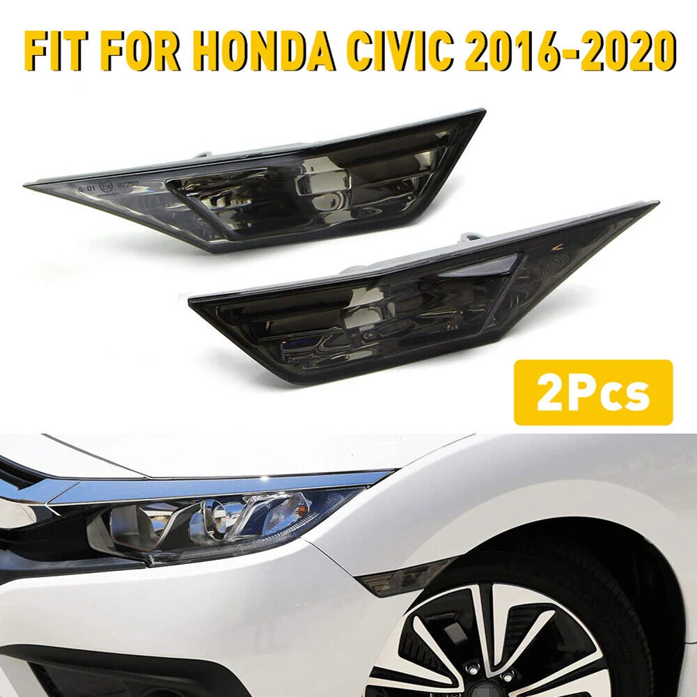 Фото 1 пара, боковые габаритные огни для Honda Civic 2016, 2017, 2018, 2019, 2020, 2021 №4