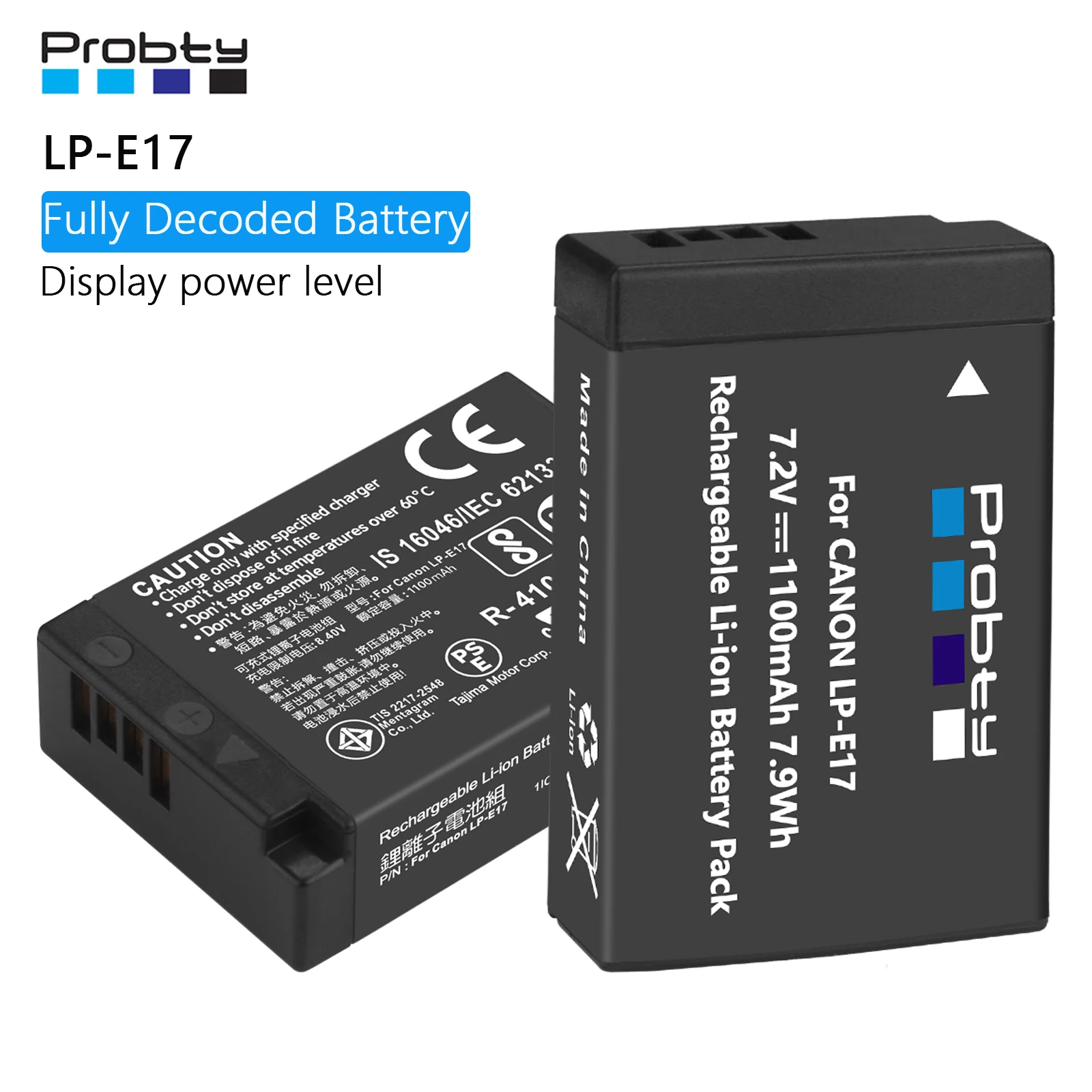 Зарядное устройство 1100 мАч для Canon R8 R10 R50 RP 850D 800D 760D 750D 200D 77D M6 M5 M3 SL2 LC-E17E