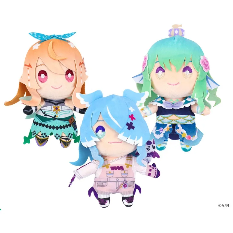 В наличии оригинальные NIJISANJI Pomu Rainpuff Finana Ryugu Elira Pendora 16 см персонаж мультфильма плюшевые игрушки коллекция праздничные подарки