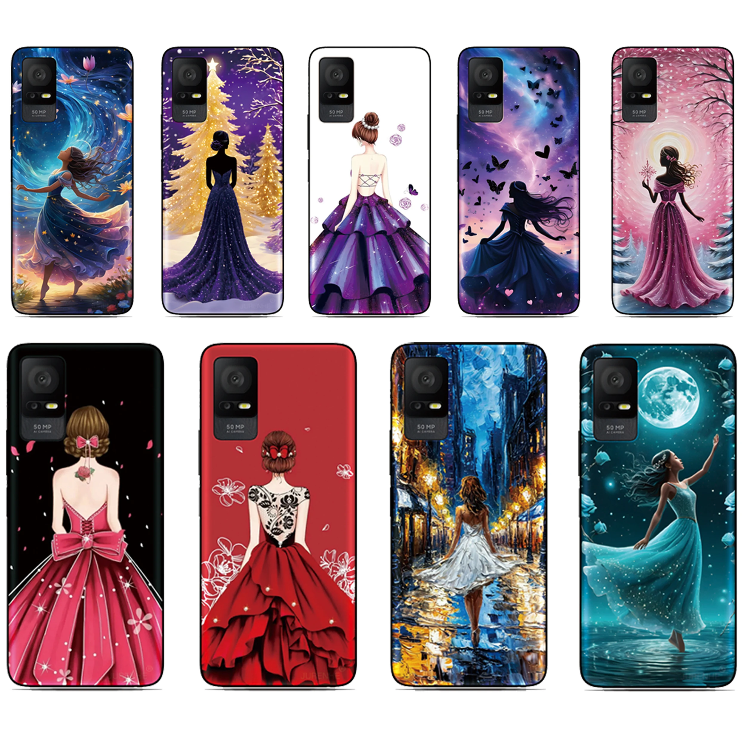 Чехол для телефона «Ангел Принцесса» для Oukitel C65 C61 C60 C1 P1 C58 C57 C53 C51 C38 C36 C35 C19 DOOGEE N60 Pro N55 Note 59 58 Задняя крышка