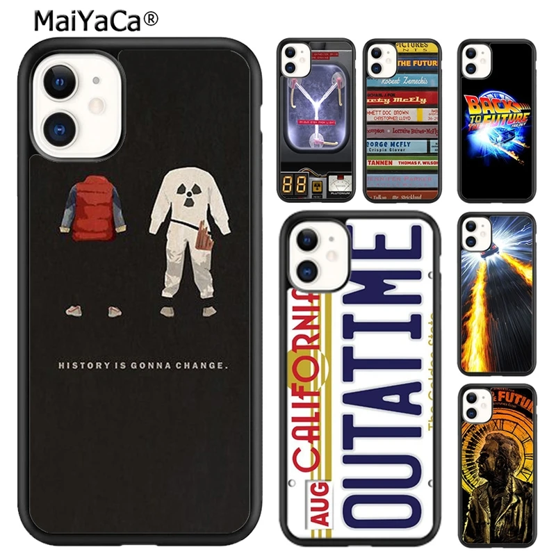 MaiYaCa Чехол для телефона «Назад в будущее» VHS для iPhone 16 15 SE2020 6s 7 8 plus 11 12 mini 13 14 pro max coque