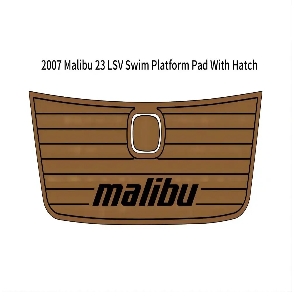 Коврик для плавания Malibu 23 LSV, коврик для плавания с люком, лодкой, EVA пеной, Тиковый напольный коврик, подложка, самоклеящийся, в стиле SeaDek Gatorstep, 2007