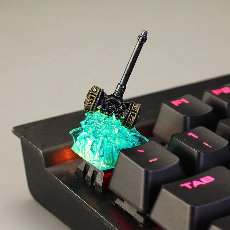 Фото Soul Land Kyecaps светильник Transmis Смола ручной работы механическая клавиатура Keycaps персонализированные подарки №2