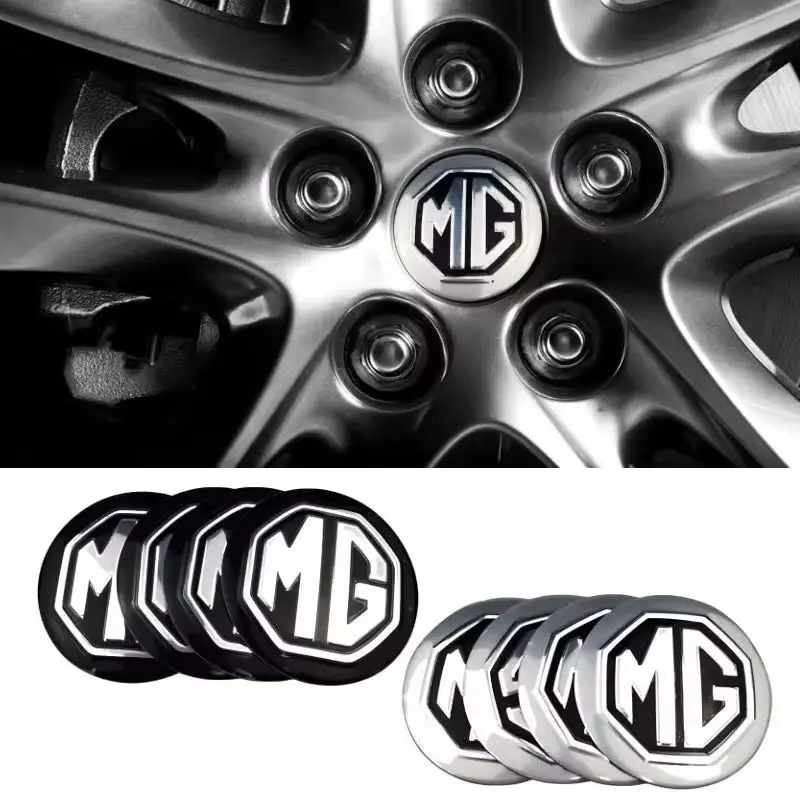 Для MG Логотип для MG TF ZR ZS ES HS EZS Morris 3 GS Автомобильная эмблема Колпаки центра обода ступицы Наклейка 4 шт. 56 мм Чехлы Наклейки