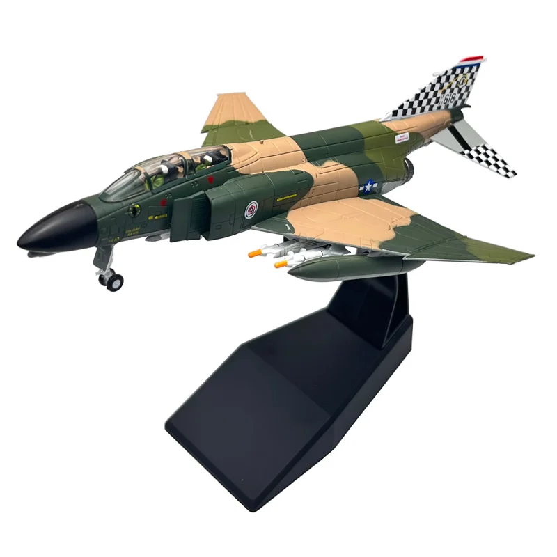 Фото 1:100 масштаб 1/100 США F4C F-4C Phantom Fighter литой под давлением металлический самолет модель самолета игрушка для коллекции или подарка №4