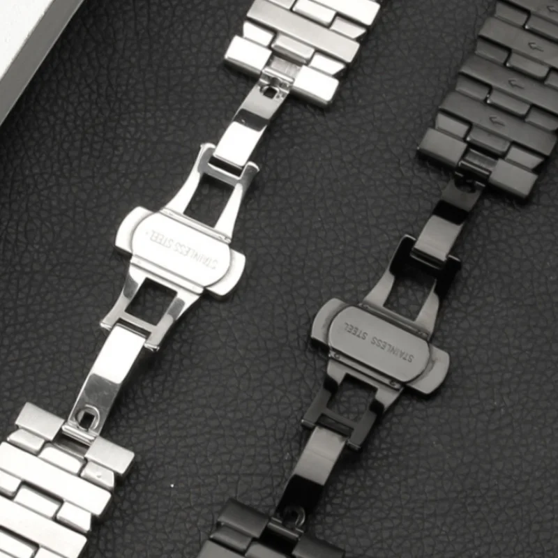 Фото Ремешок из нержавеющей стали для Panerai Luminor Series Pam441 111 PAM01316, ремешок для часов, аксессуары для браслета, браслет 22 мм 24 мм №5