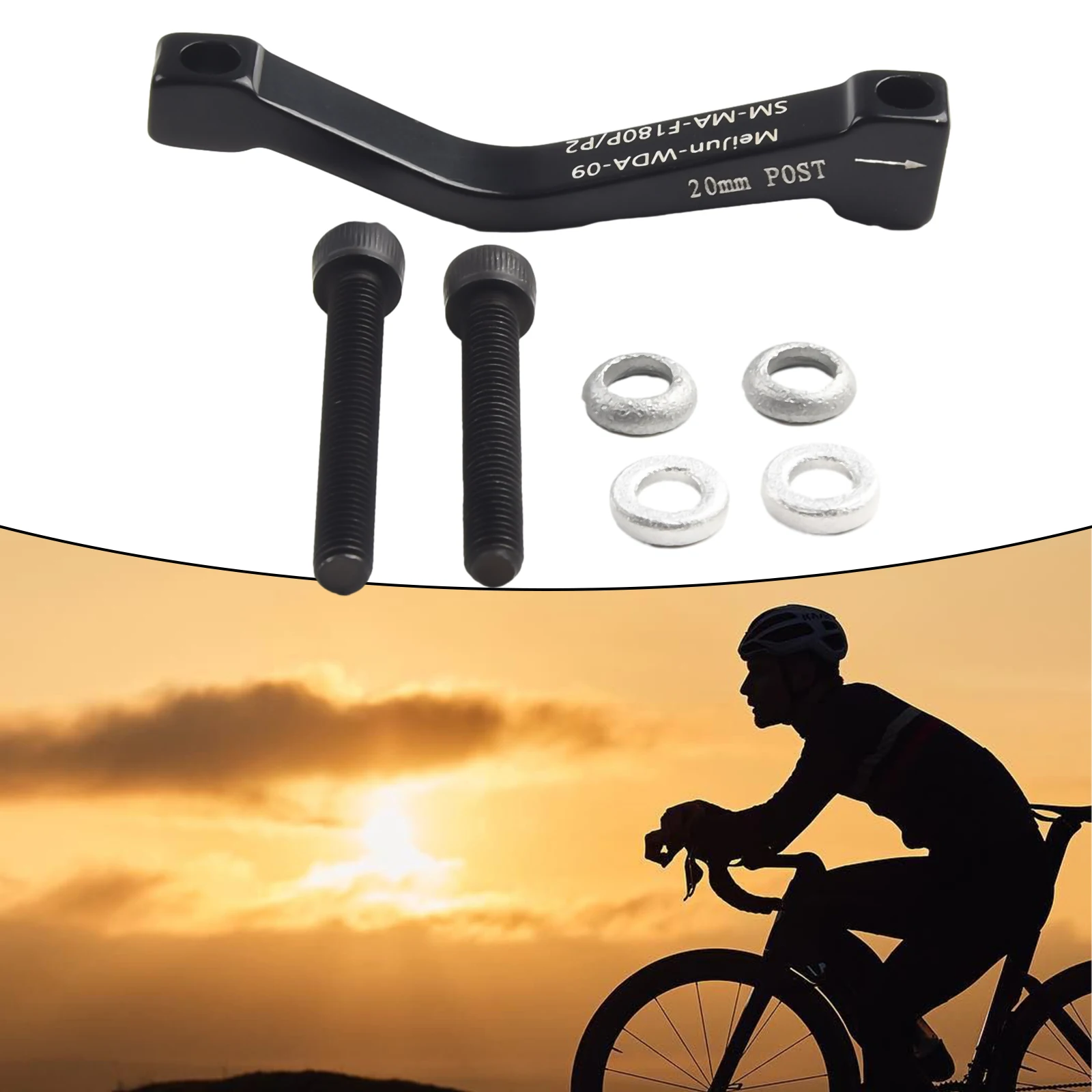 Адаптер дискового тормоза MTB для шоссейного велосипеда для SRAM Avid, 20 мм, дисковый суппорт с креплением на стойку к адаптеру рамы/вилки, велосипедные детали из нержавеющей стали
