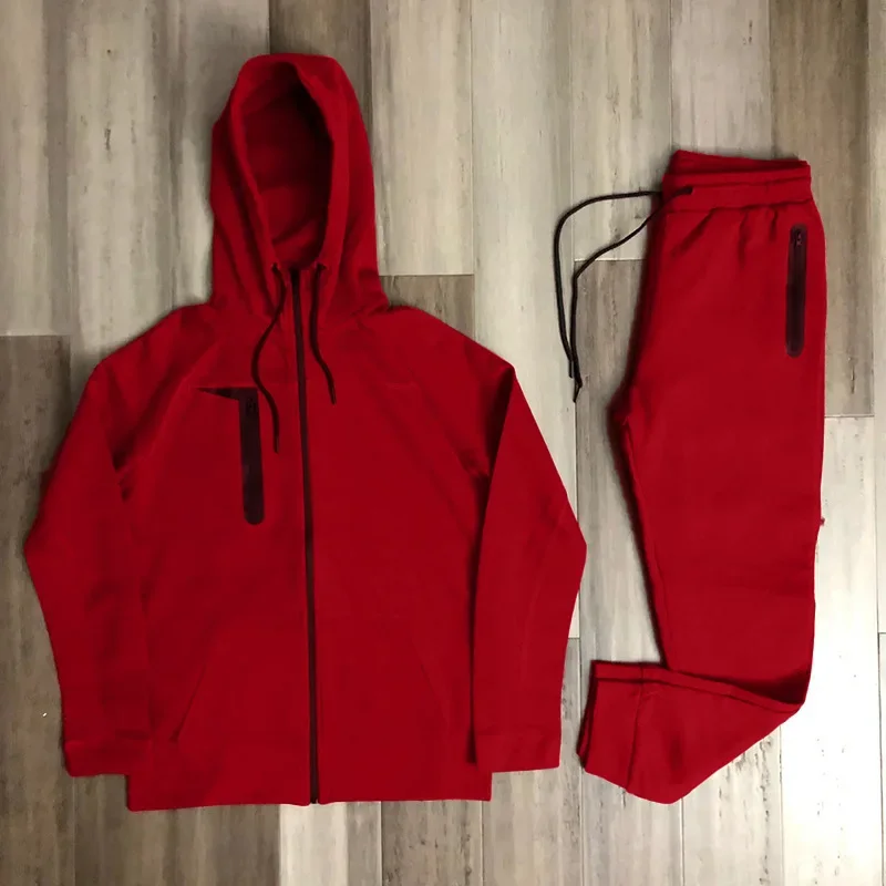 Толстовка Celana Panjang Pria Комплект 2 Potong Baju Olahraga Pria Ritsleting Bertudung Kaus Jogging Dua Potong Комплект мужской одежды Толстовка (art.: 3920cd1b3ee63) - 3920cd1b3ee63
