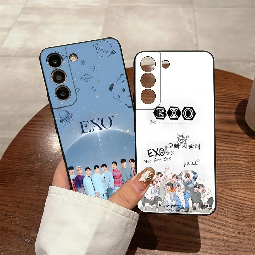 Чехол Kpop EXO для телефона S23 Samsung S24 Ultra S22 S20 Fe S21 Plus Galaxy A54 A34 A24 A53 M54 Note 20, чехол
