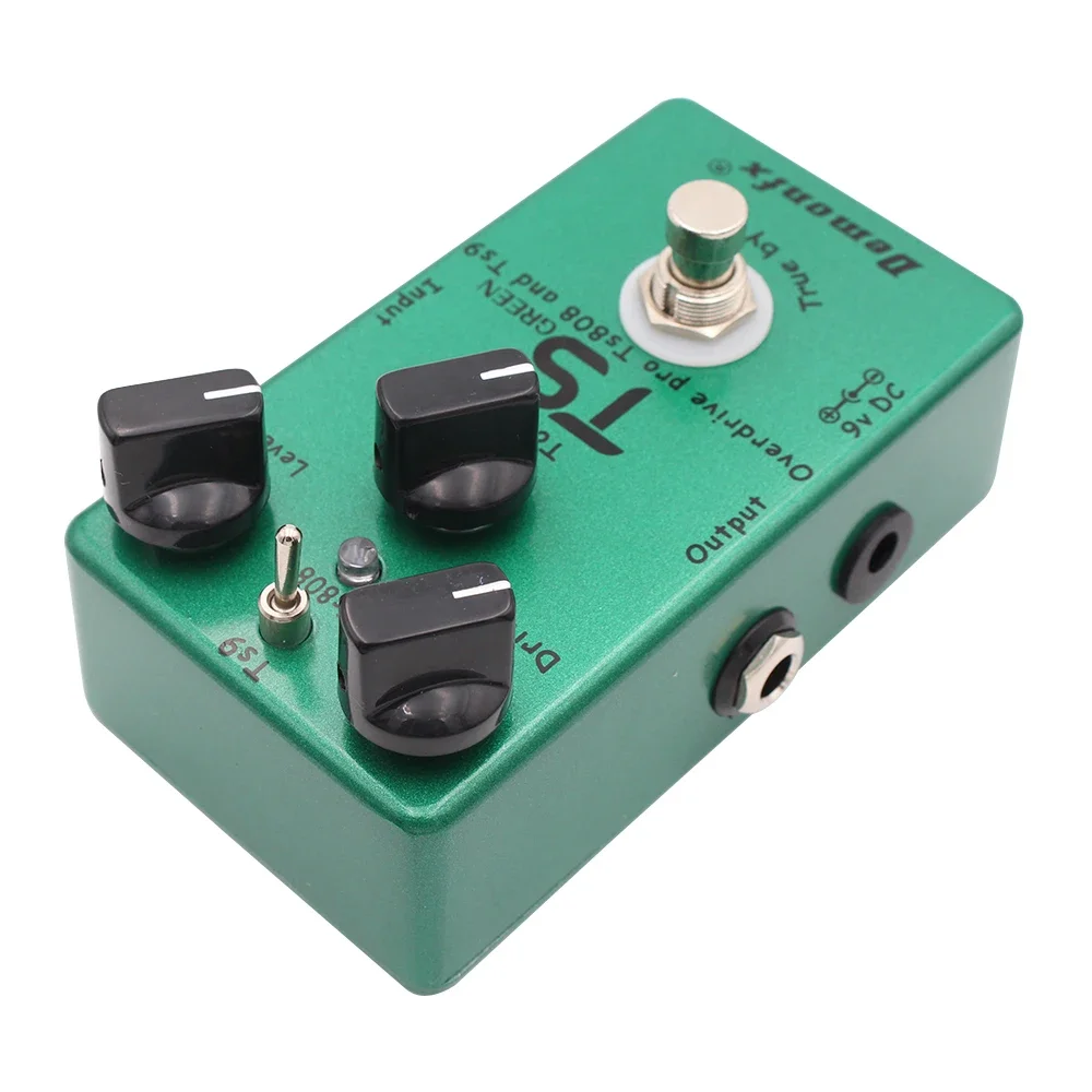 Фото Demonfx TS GREEN TS RED I Педаль повышения давления 2 в 1, Соединенная классическая TS9 и TS808, Идеально обновленная овердрайв, №2