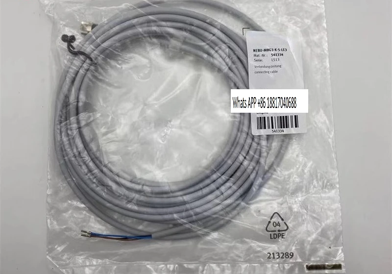 Соленоидный клапан Соединительный кабель M8 NEBU-M8G3-K-5 LE3 541334 Инструменты для измерения и анализа