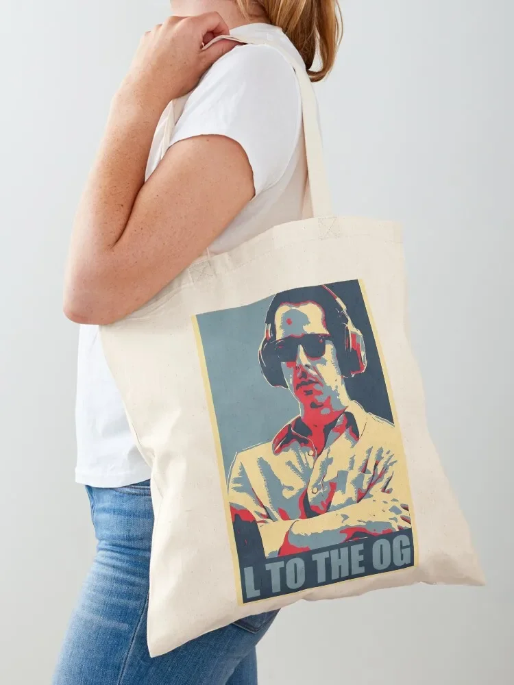 Фото Сумка Succession Hope Kendall Design / 'L to the OG' Tote Bag Портативная сумка для покупок Тканевая сумка на заказ Женские пляжные сумки Сумки на заказ №2