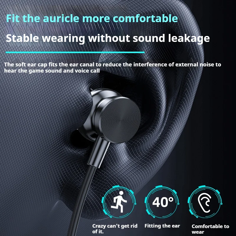 Фото HD-экран 48 часов воспроизведения Bluetooth5.4 Наушники Hi-Fi Звук Наушники Беспроводные наушники Спортивный геймер Шейный ремешок Гарнитура на шею №5