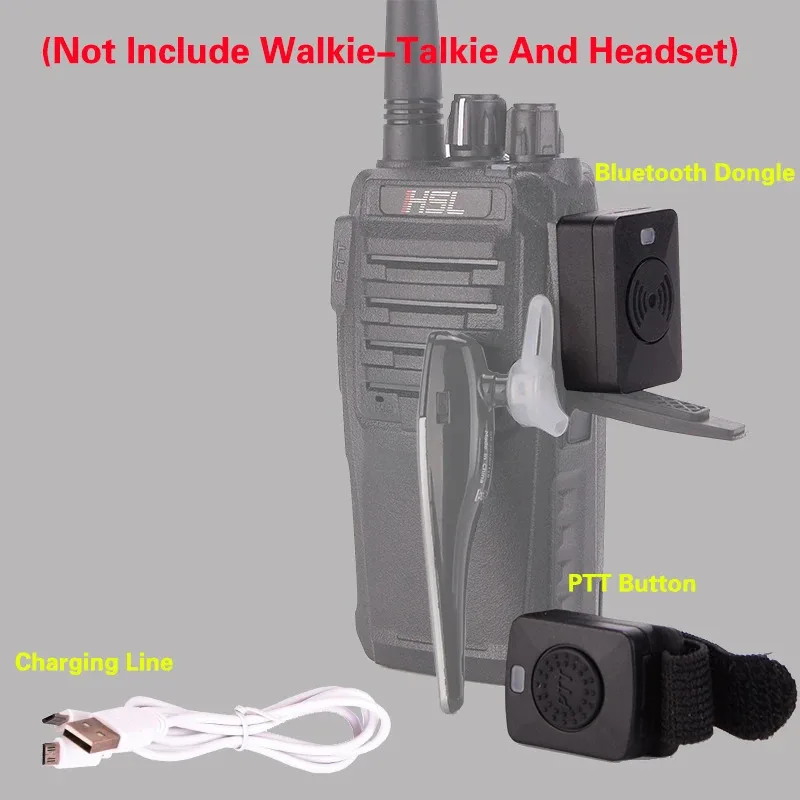 Фото Адаптер Bluetooth Walkie Talkie Hands-Free K/M Plug Тип модели Bluetooth BT Модуль для Vimoto V6 V8 S V9S HB-6A HB-6B HB-780D №4