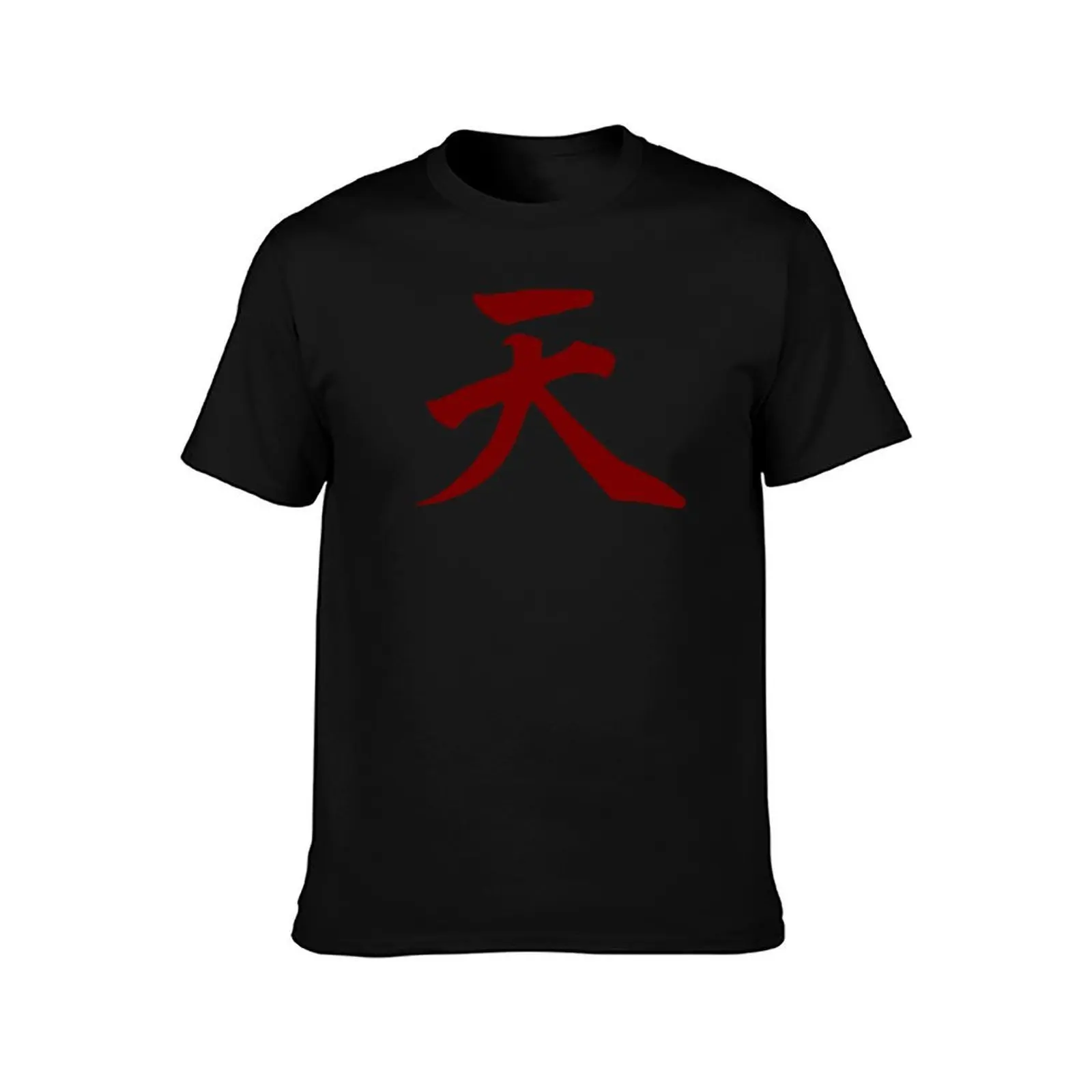 Фото Akuma Kanji (Street Fighter) (красная) футболка мужские облегающие футболки с принтом для мужчин футболка №2